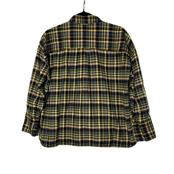 NWT Everlane Boxy Button-Down Plaid Soft Flannel Shirt, Oversized, Size Small - Picture 7 of 16